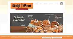 Desktop Screenshot of kohl-brot.de